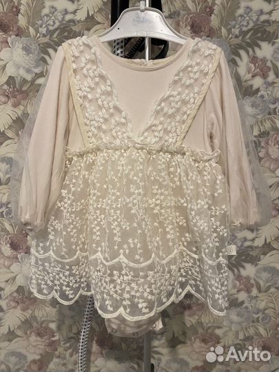 Нарядное платье для девочки 80