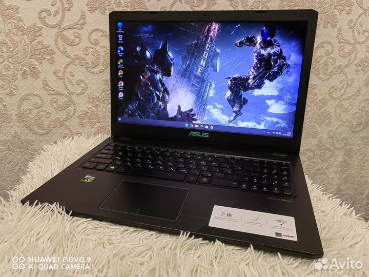 Мощный ноутбук Asus F570 Ryzen5/GTX1050/SSD/FullHD