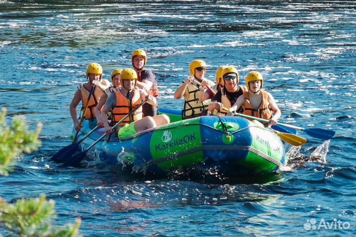 Тур по реке Шуя. рафтинг в Карелии. за 3 дня 11500