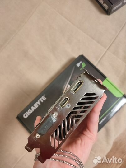 Видеокарта gigabyte GeForce GTX 1050 Ti OC 4G