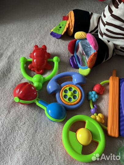 Игрушки погремушки пакетом