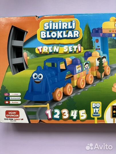 Конструктор поезд и железная дорога