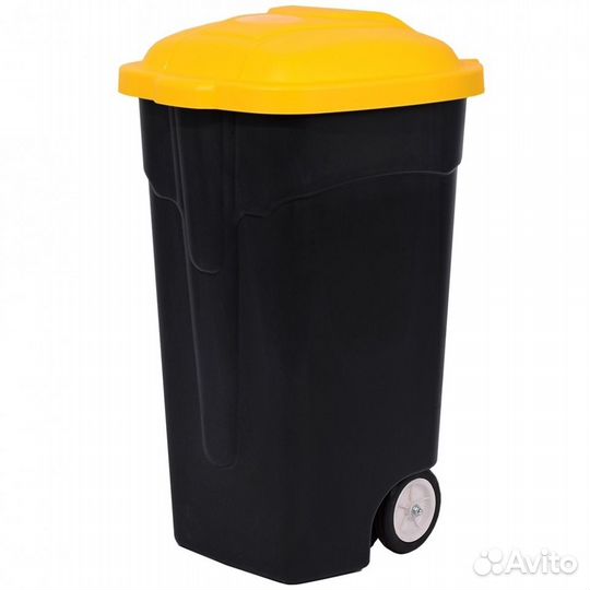 Бак для мусора 105 л. на колёсах