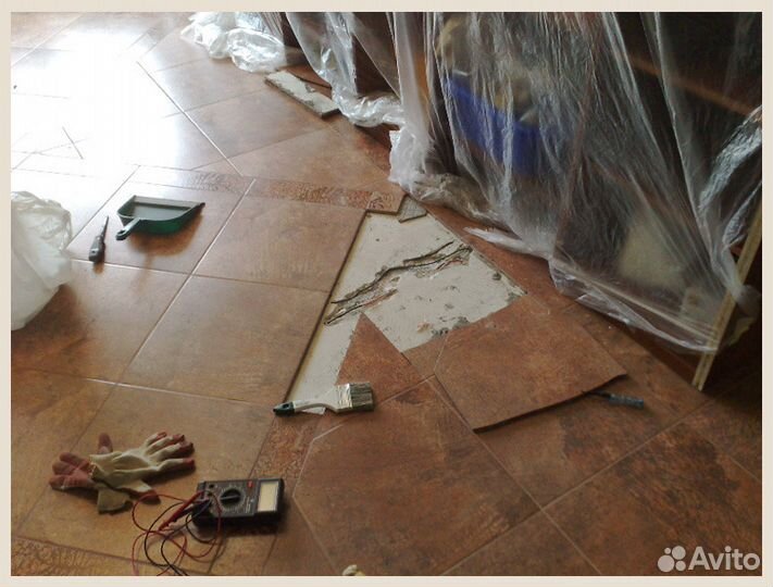 Ремонт электрического тёплого пола