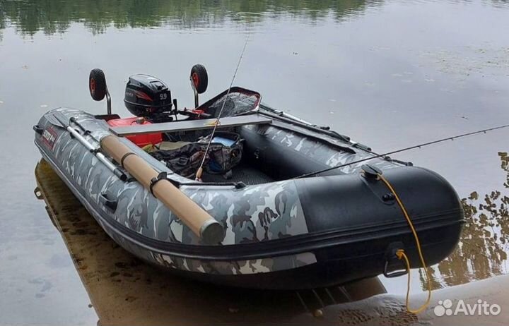 Лодка Hunterboat 360, мотор Hidea 9,9-15 гарантия