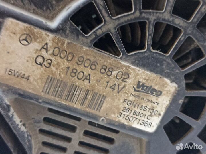 Генератор Mercedes Benz Sprinter W906 646.989 2013