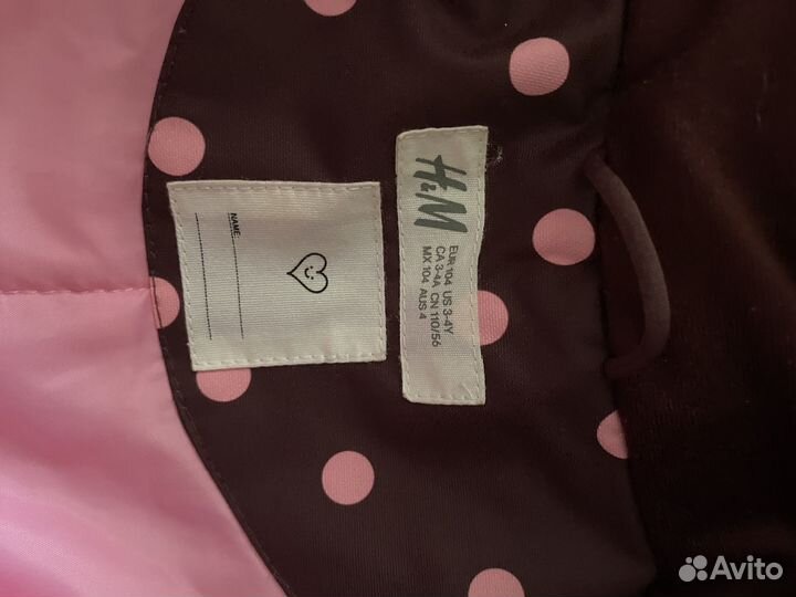 Зимний комбинезон для девочки 110