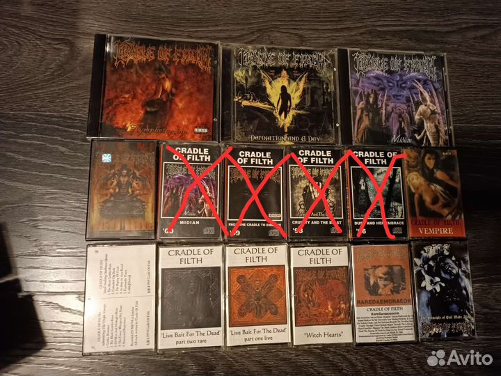 Metal аудиокассеты и аудиодиски