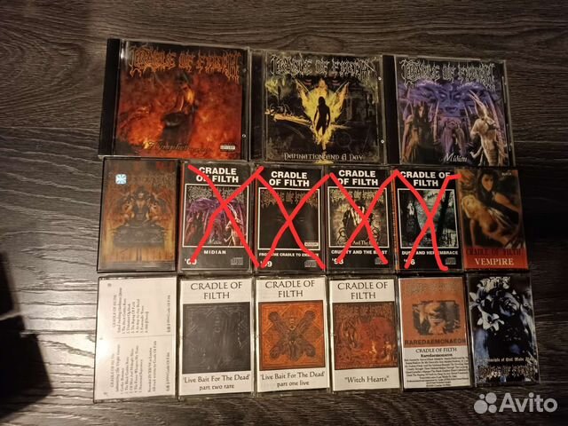 Metal аудиокассеты и аудиодиски