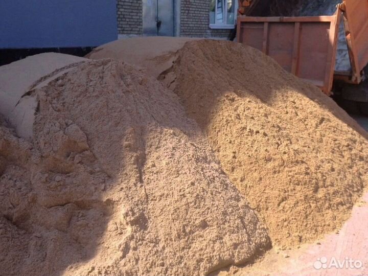 Песок \ Щебень строительный средний от 3кубов
