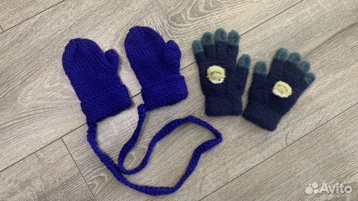 Варежки детские набор 5 штук