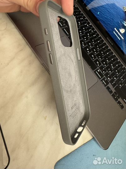 Кожаный чехол iPhone 15 Pro max