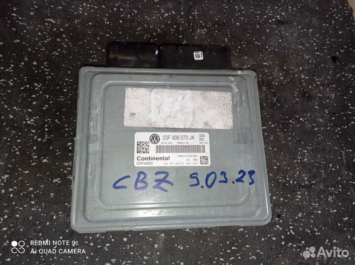 Блок управления двигателем Volkswagen Golf 6 1.2