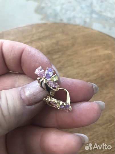 Серьги,кулон,колечко