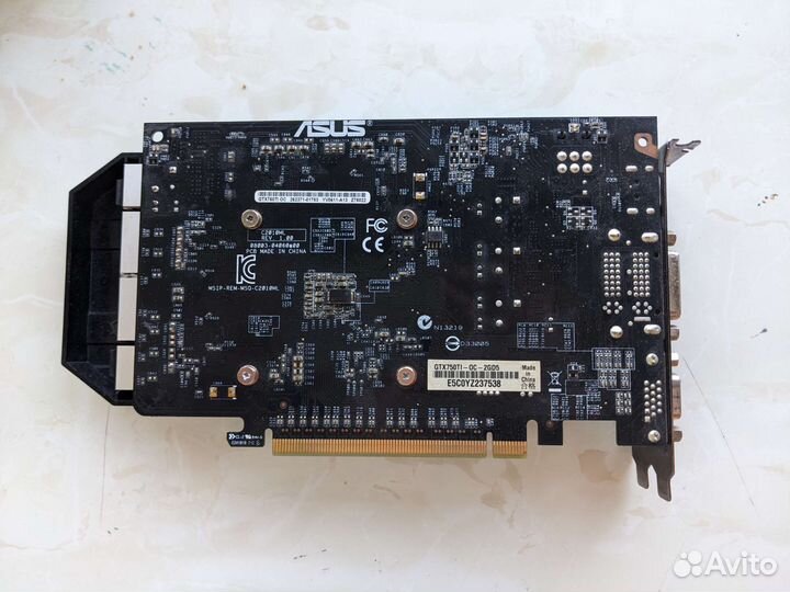 Видеокарта gtx 750ti 2gb