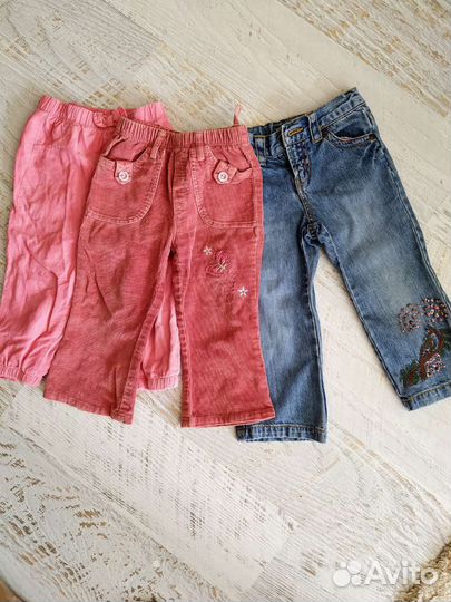 Брюки для девочки,Штанишки для девочки пакетом2-3