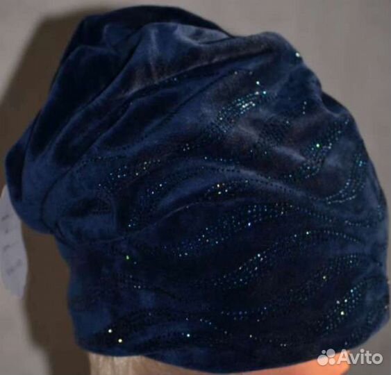 Шапка женская велюровая новая