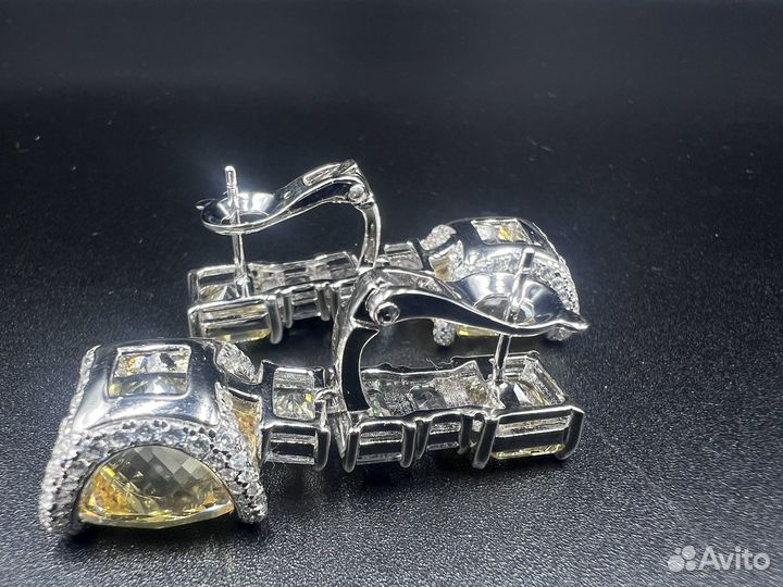 Серьги серебро 925 проба