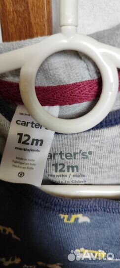 Комплект одежды carters 12 мес 74 размер