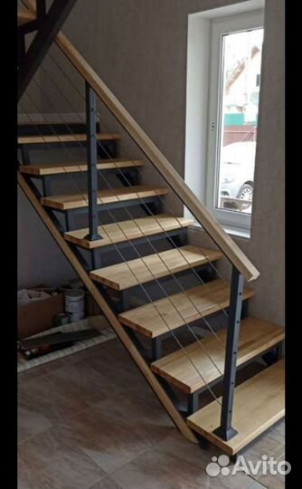 Лестницы на металлокаркасе