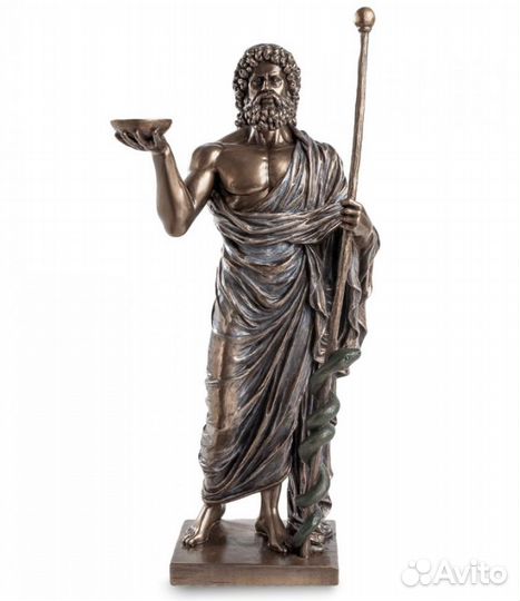 Статуэтка Асклепий - бог медицины и врачевания