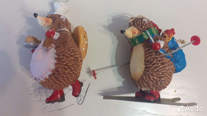 Керамические статуэтки и новог.украшения