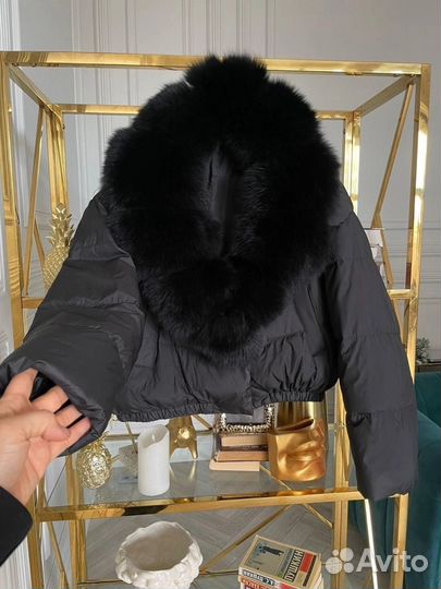 Куртка с мехом песца