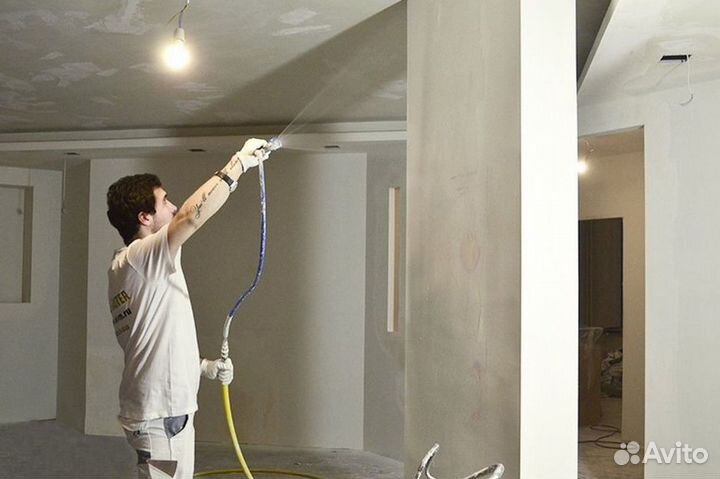 Безвоздушная покраска. Маляр