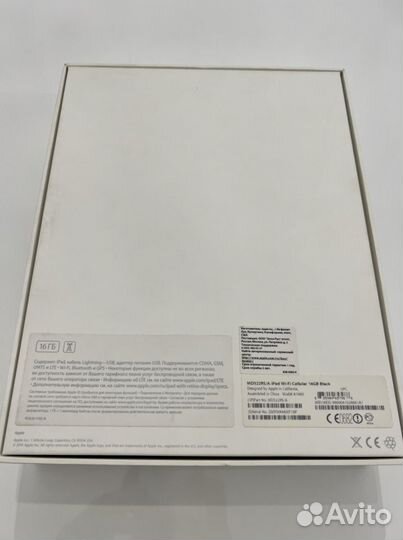 Планшет Apple iPad 4 16Gb Wi-Fi + Cellular Black
