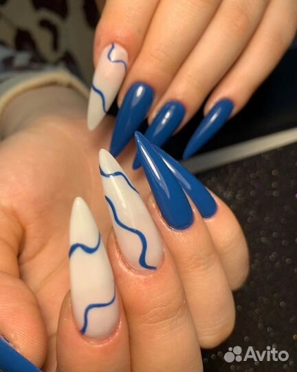 Маникюр с покрытием гель-лак и наращивание