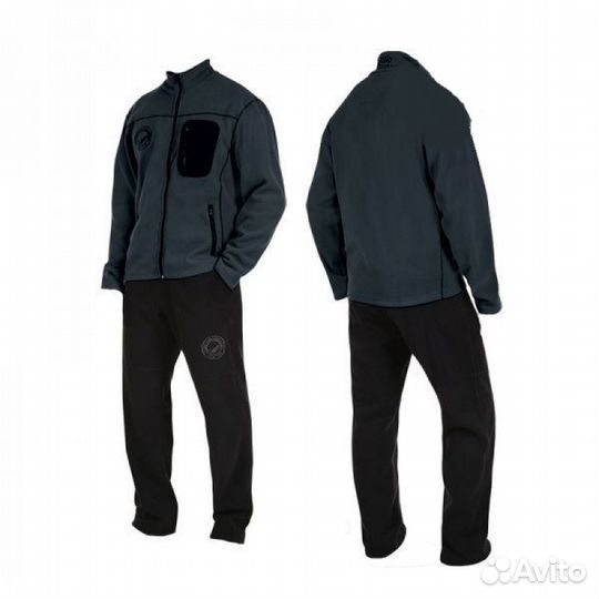 Флисовый костюм Аlaskan Royal Fish серо/черный