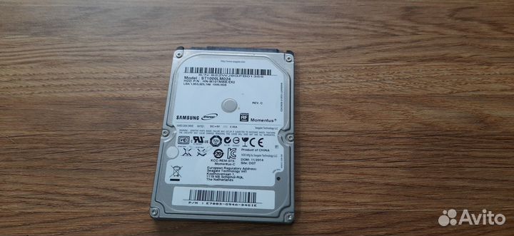 Жесткий диск 2.5 Samsung ST1000LM024 1Tb SATA II