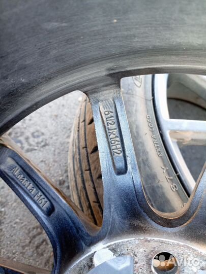 Колеса r16 в сборе 5x114,3