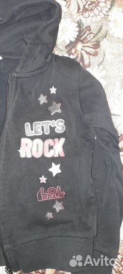 Кофта на молнии для девочки