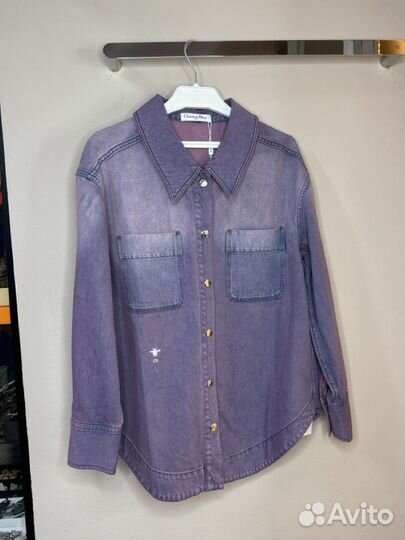 Джинсовка рубашка Christian Dior