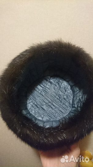Шапка норковая новая