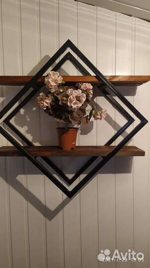 Полка в стиле Лофт