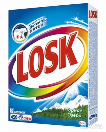 Порошок стиральный Лоск Колор автомат
