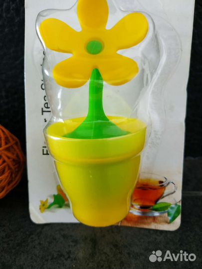 Яркие подарки 2 ситечка для чая силикон новое