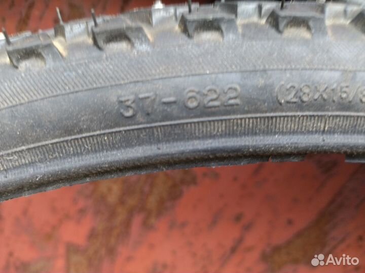 Зимние покрышки на циклокроссовый велосипед 2шт