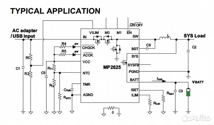 Микросхема MP2625GL MP2625 QFN20