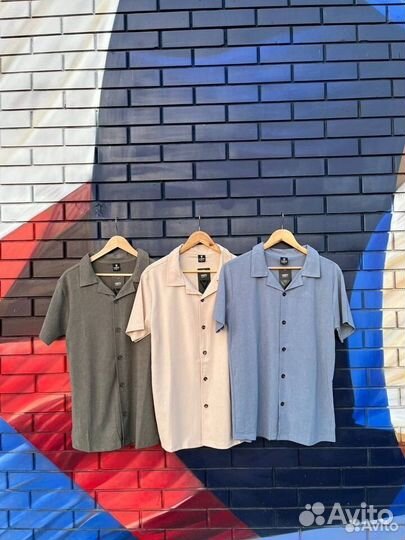 Рубашка летняя (Кубинский воротник)