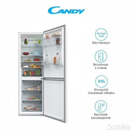 Новый Холодильник Candy ccrn 6180W с гарантией