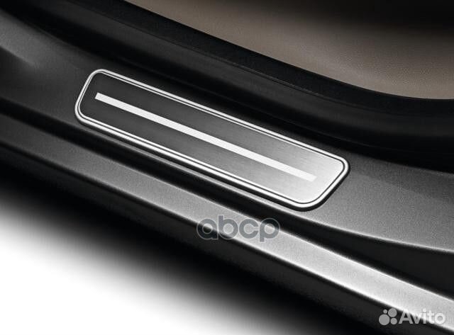 Комп декор накладок порогов задн дв (2шт