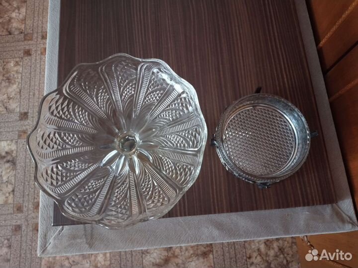 Ваза для фруктов,конфетницы, салатники стекло СССР