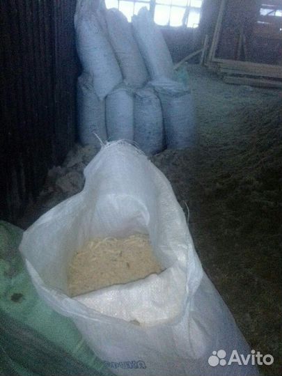 Опил в мешках