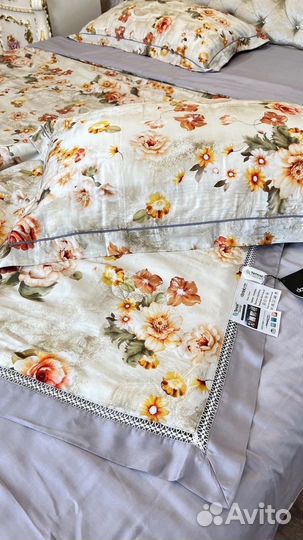 Постельное бельё с одеялом Люкс Тенсель