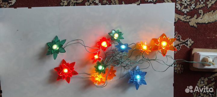 Елочная гирлянда СССР 