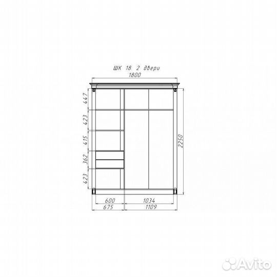 Шкаф купе Берта