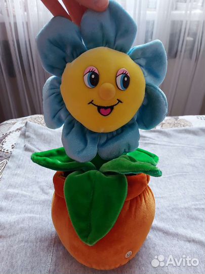 Мягкая игрушка Цветочек в горшке